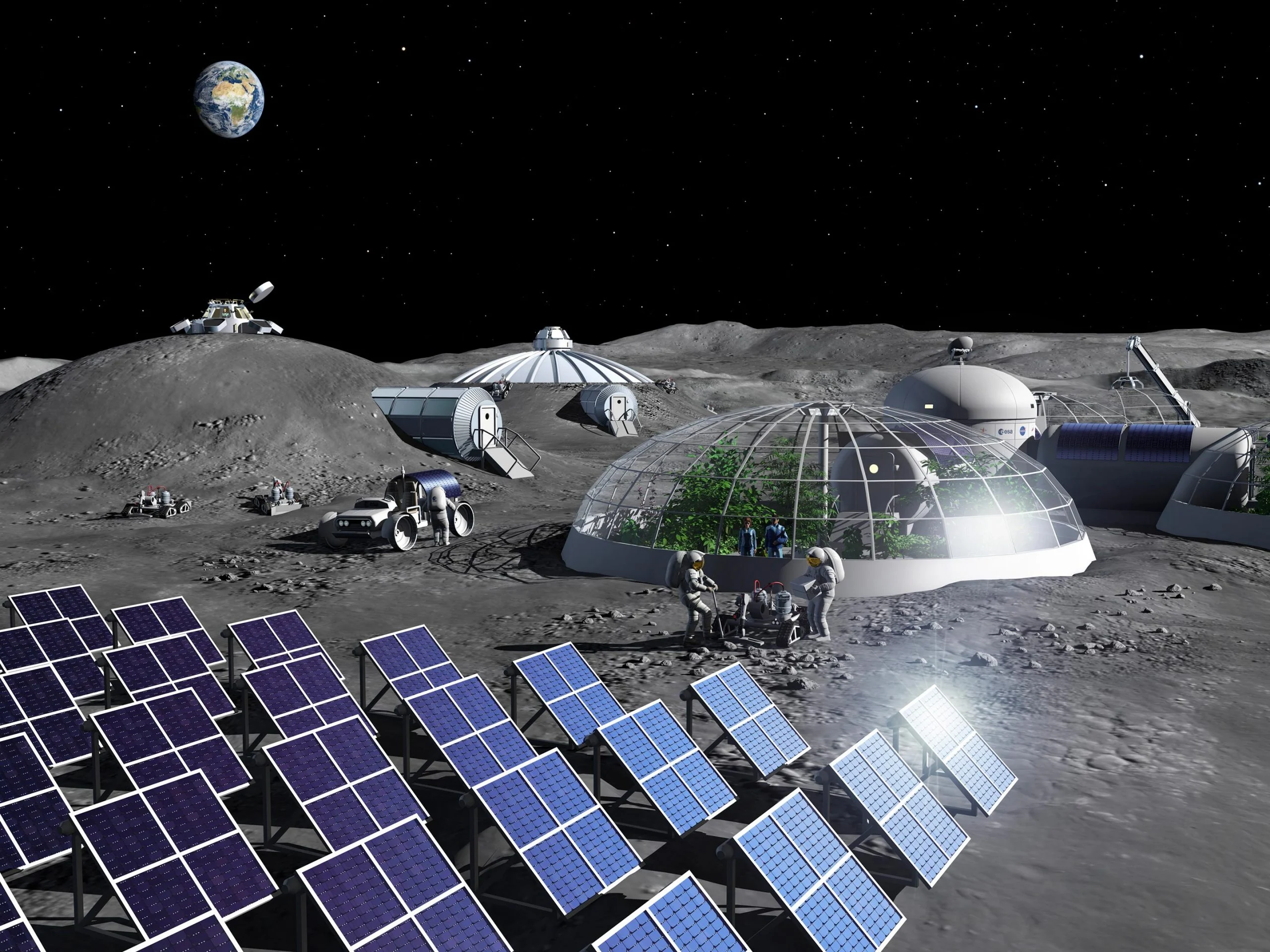 Imagen del post Cómo sería vivir en una base lunar